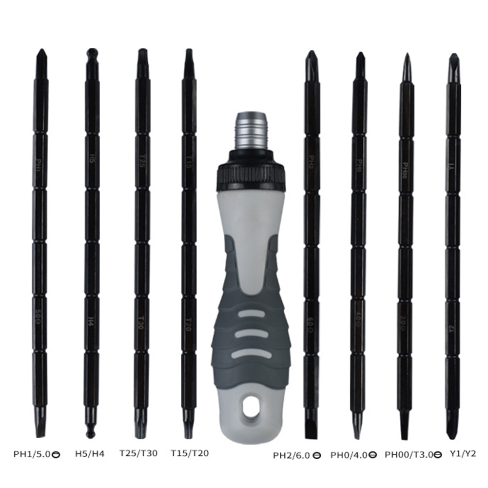 

9 in 1 Telescopic Ratchet Magnetic Screwdriver Double End Screw Driver Set, 501 Original