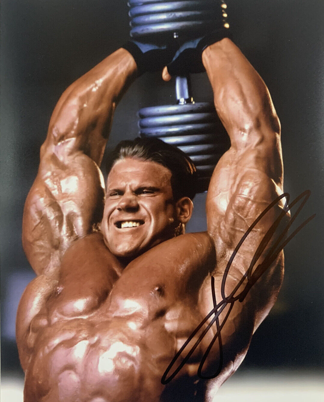 JAY CUTLER HAND SIGNED 8x10 Photo Poster painting BODYBUILDER AUTHENTIC AUTOGRAPHED RARE