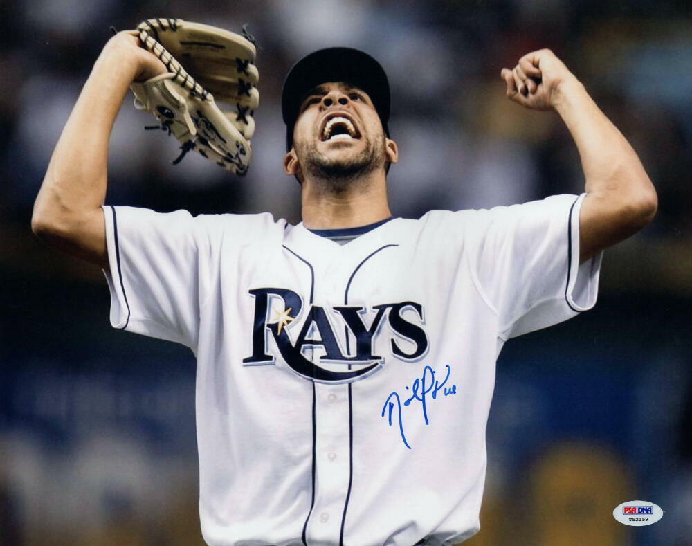 DAVID PRICE SIGNED AUTOGRAPH 11X14 Photo Poster painting - TAMPA BAY RAYS, CY YOUNG WINNER PSA