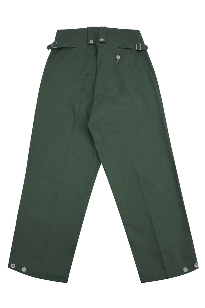   Wehrmacht/Elite M1943 Summer HBT Reed Green Field Trousers German-Uniform