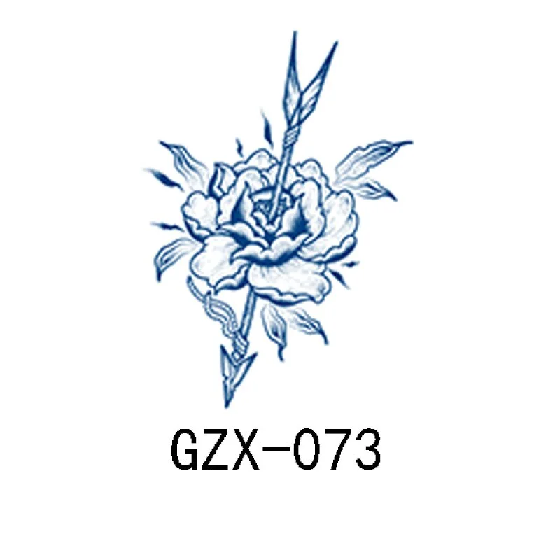 Herbal Semi-Permanent Tattoo Sticker Net Red Tattoo Sticker Waterproof Sweat Lasting Herbal Tattoo Sticker