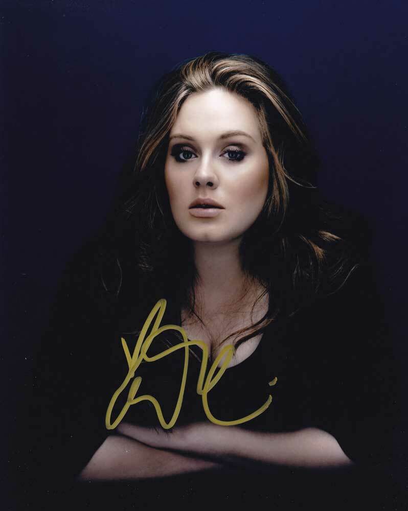 Adele In-Person AUTHENTIC Autographed Photo Poster painting SHA #62760