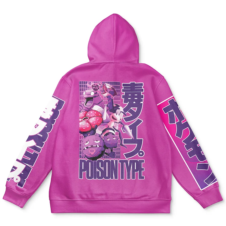 Poison Type Pokemon Streetwear Hoodie