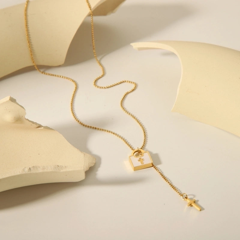 Casual Bag 304 Stainless Steel Pendant Necklace