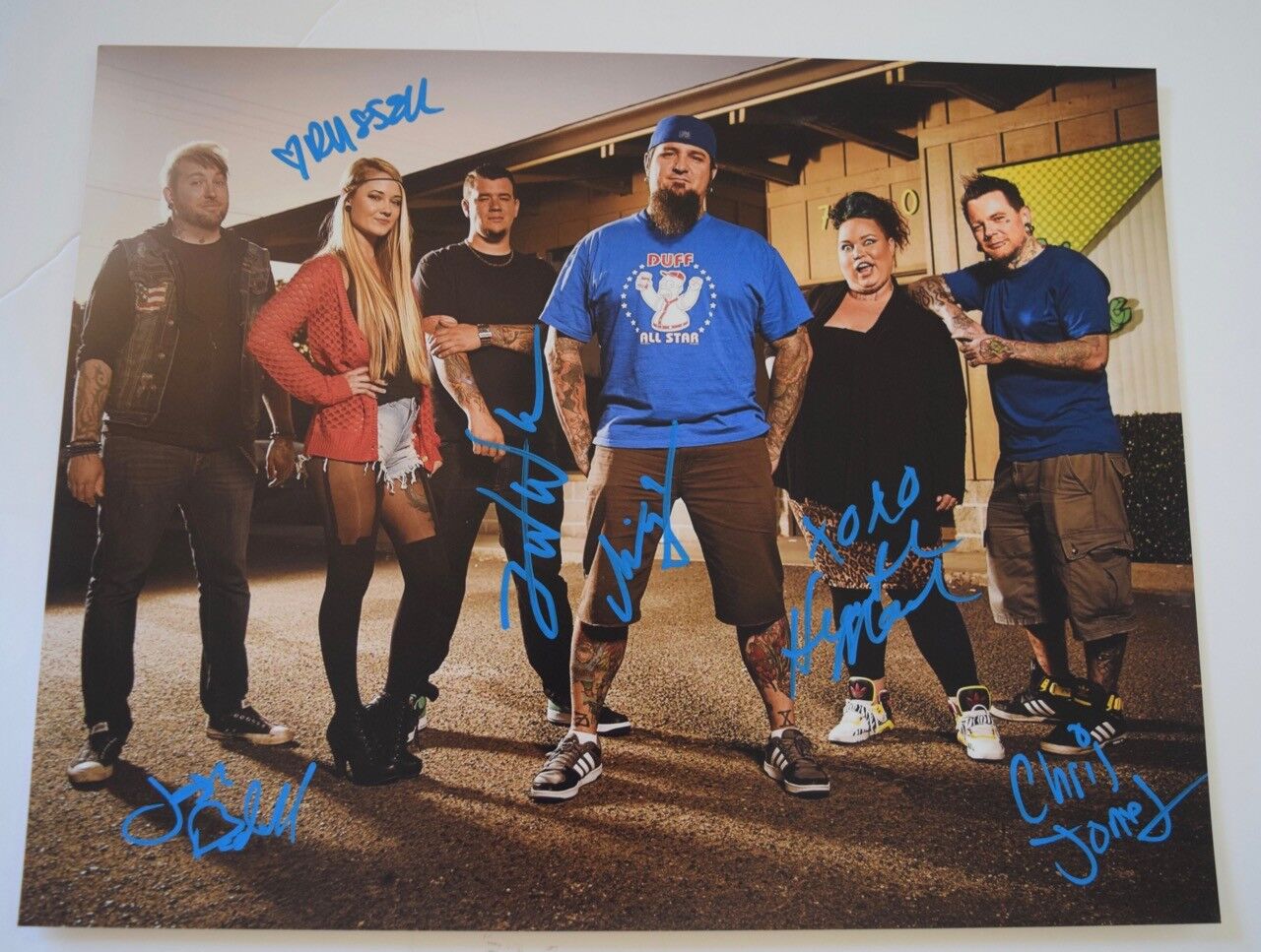 EPIC INK Cast Signed Autographed 11x14 Photo Poster painting by 6 COA VD