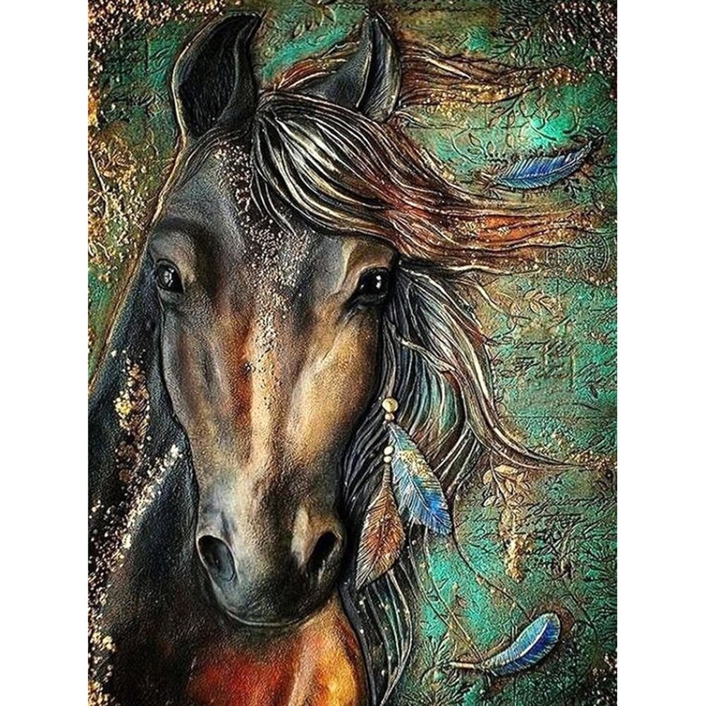 Horse - Full Square - Diamond Painting(30*40cm)