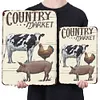 Country Market - Metal Tin Signs(8*12Inch/12*16Inch) - Animal