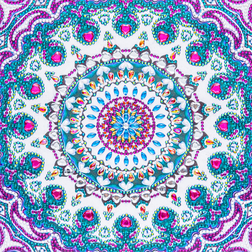 

30*30CM - Mandala Flower - Special Shaped Diamond Painting, 501 Original