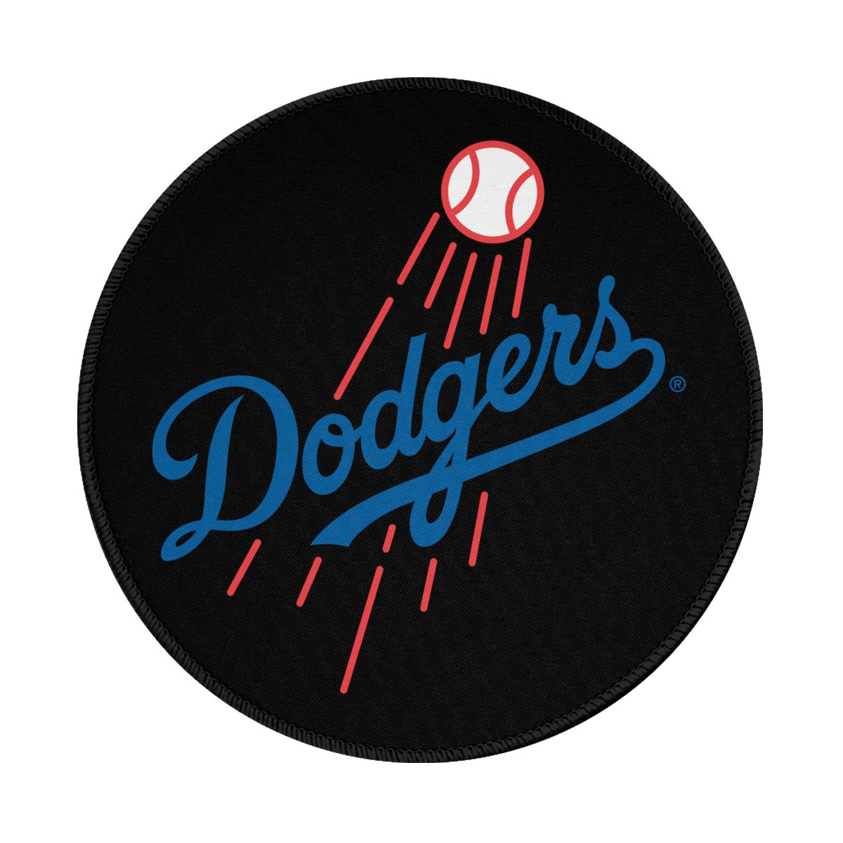 Los Angeles Dodgers Logo Round Non-Slip Thick Rubber Modern Gaming Mousepad