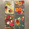 4pcs - Garden - Vintage Metal Signs(8*12Inch)