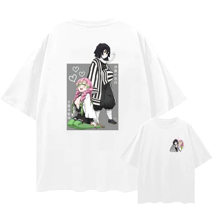 100% Cotton Unisex Anime Print T-Shirt