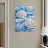 DIY Pearl Painting Starfish for Home Wall Decor with Frame(30x40cm)
