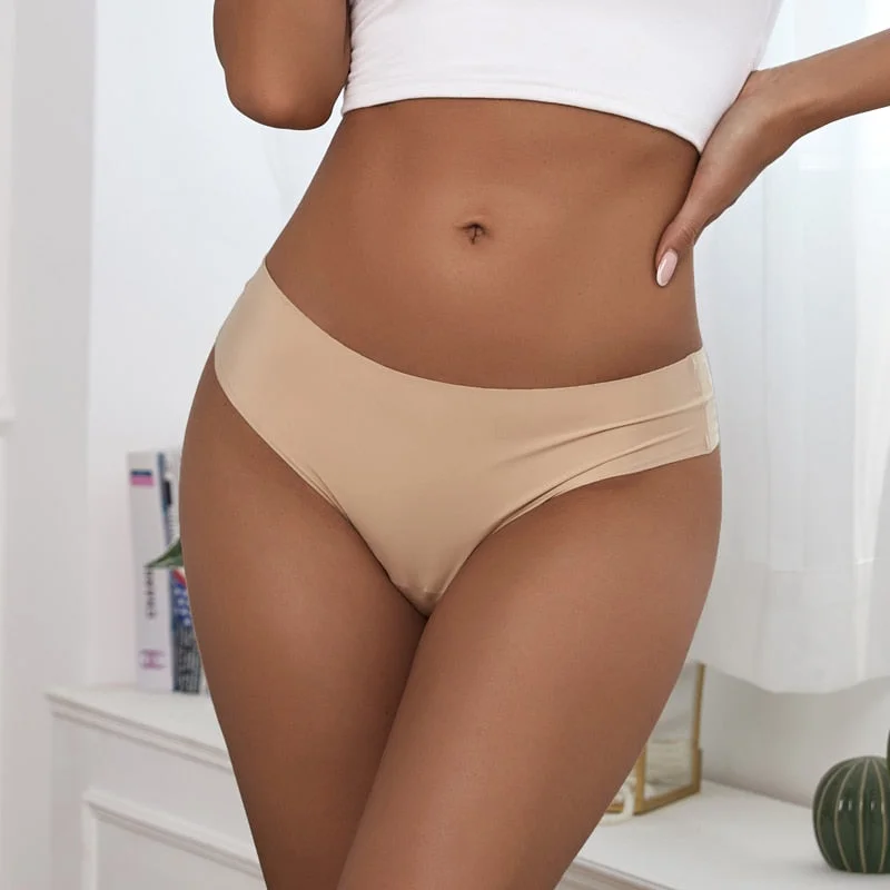 Meet'r 3Pcs/Lot Women Seamless Panties Underwear Fashion Sexy Low-Rise Thong Female Comfortable Intimates G String Lingerie