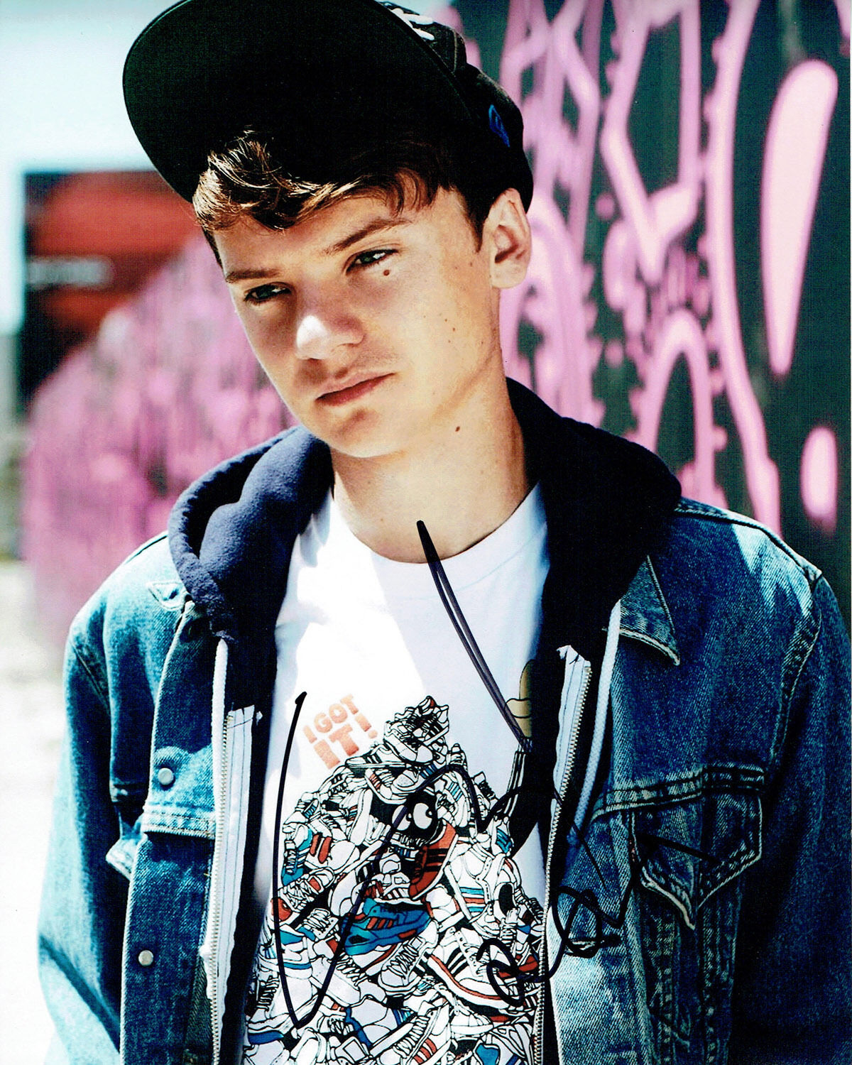 Conor MAYNARD SIGNED Autograph 10x8 Photo Poster painting AFTAL COA English Singer Music