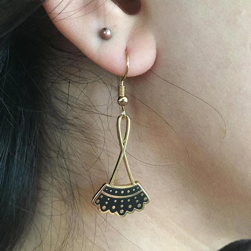 Punk Geometric Pattern Earrings