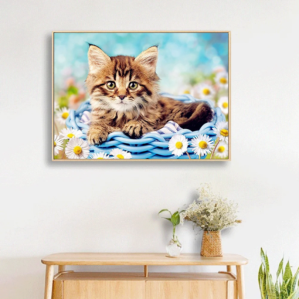 Diamond Painting - Full Square Drill - Cat(20*30 - 50*70cm)