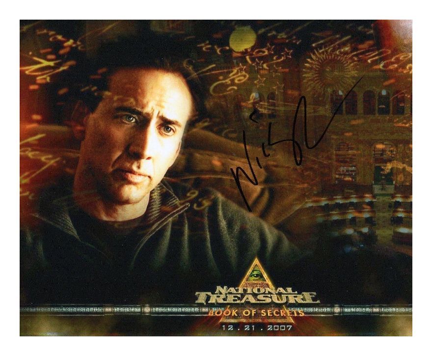 NICOLAS CAGE AUTOGRAPHED SIGNED A4 PP POSTER Photo Poster painting PRINT