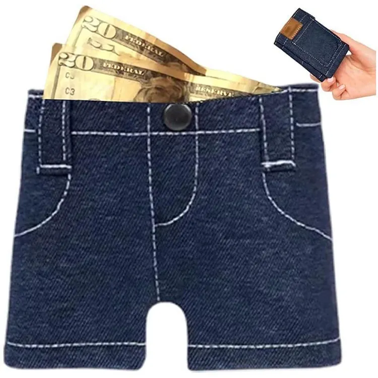 Mini Jeans Shaped Wallet
