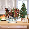 DIY Carriage Filled With Christmas Gifts Diamond Painting Ornaments (Double-Sided)