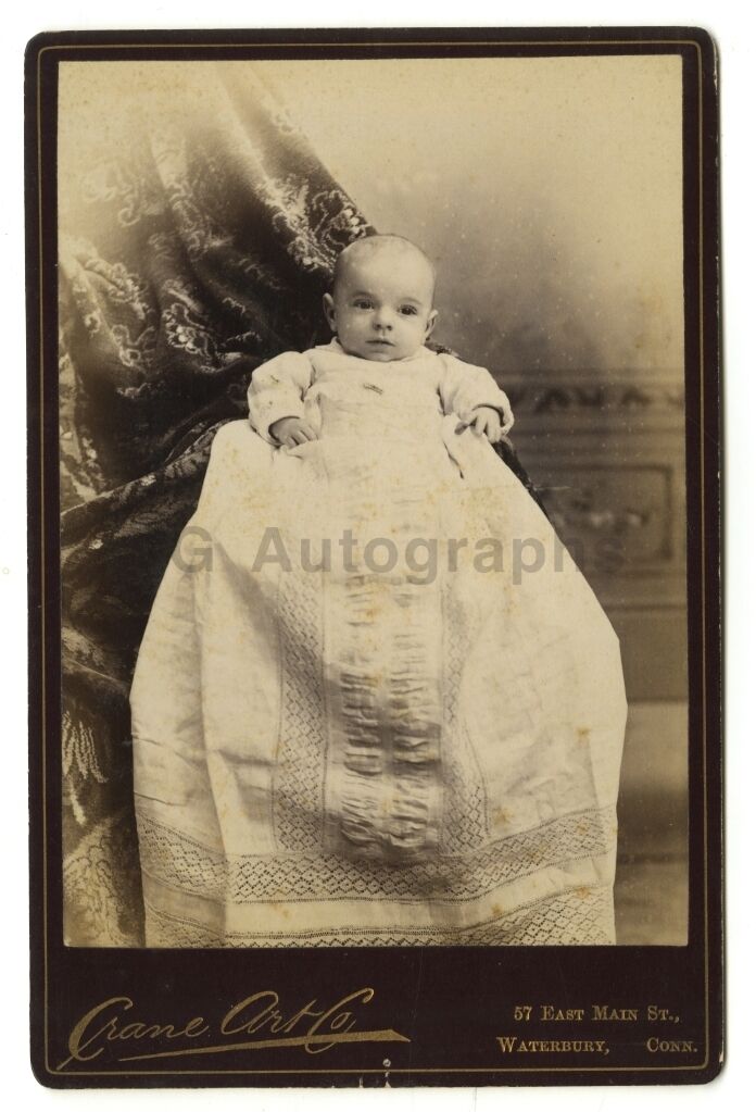 19th Century Children - 19th Century Cabinet Card Photo Poster painting - Waterbury, CT