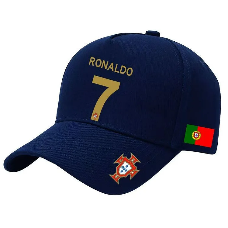 Hat-Portugal C Ronaldo 7-Jersey Cap-Blue