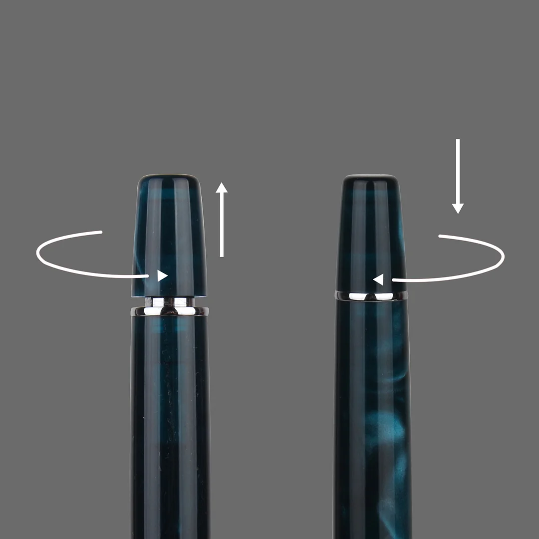 TIANZI T01 Piston-filling Fountain Pen in Mysteryblue_Inking System