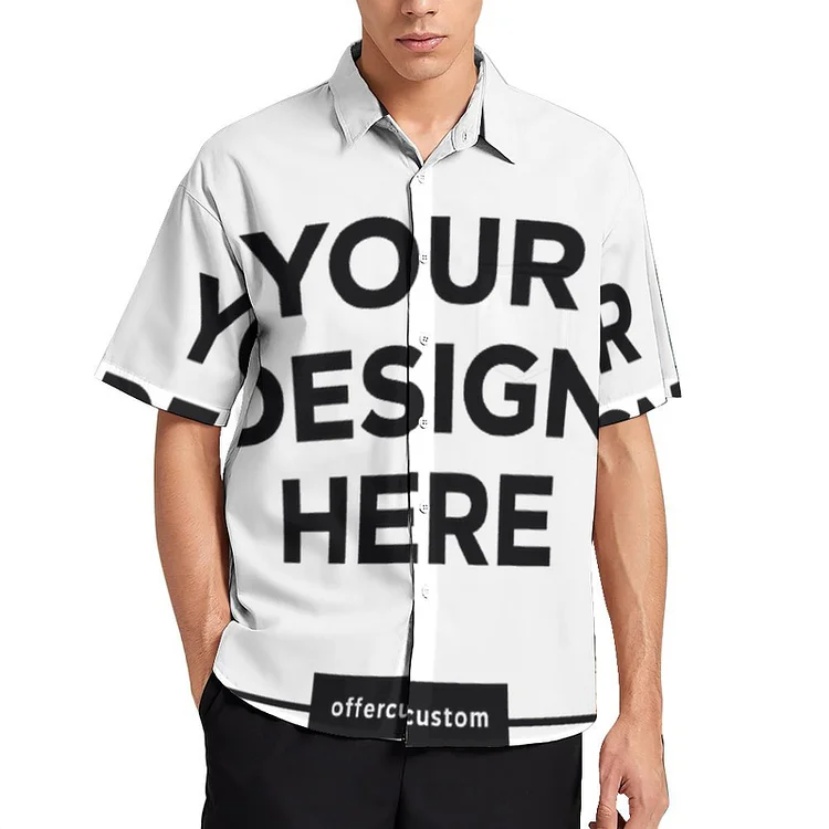 Single Image Personalized Custom Men's Premium A Short Sleeved Shirt Full Print