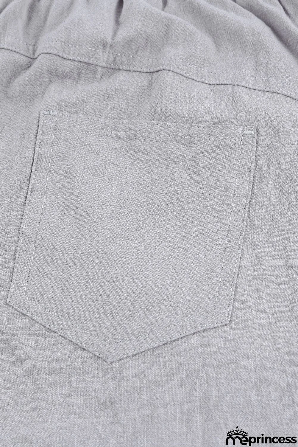 Women Casual Gray Faylin Linen Shorts