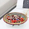 DIY Mandala Flower Diamond Painting Dining Plate Home Dining Table Fruit Tray Kits