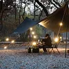 Wind Rope Buckle Light Type-C Charging IPX4 Waterproof Lamp for Outdoor Camping
