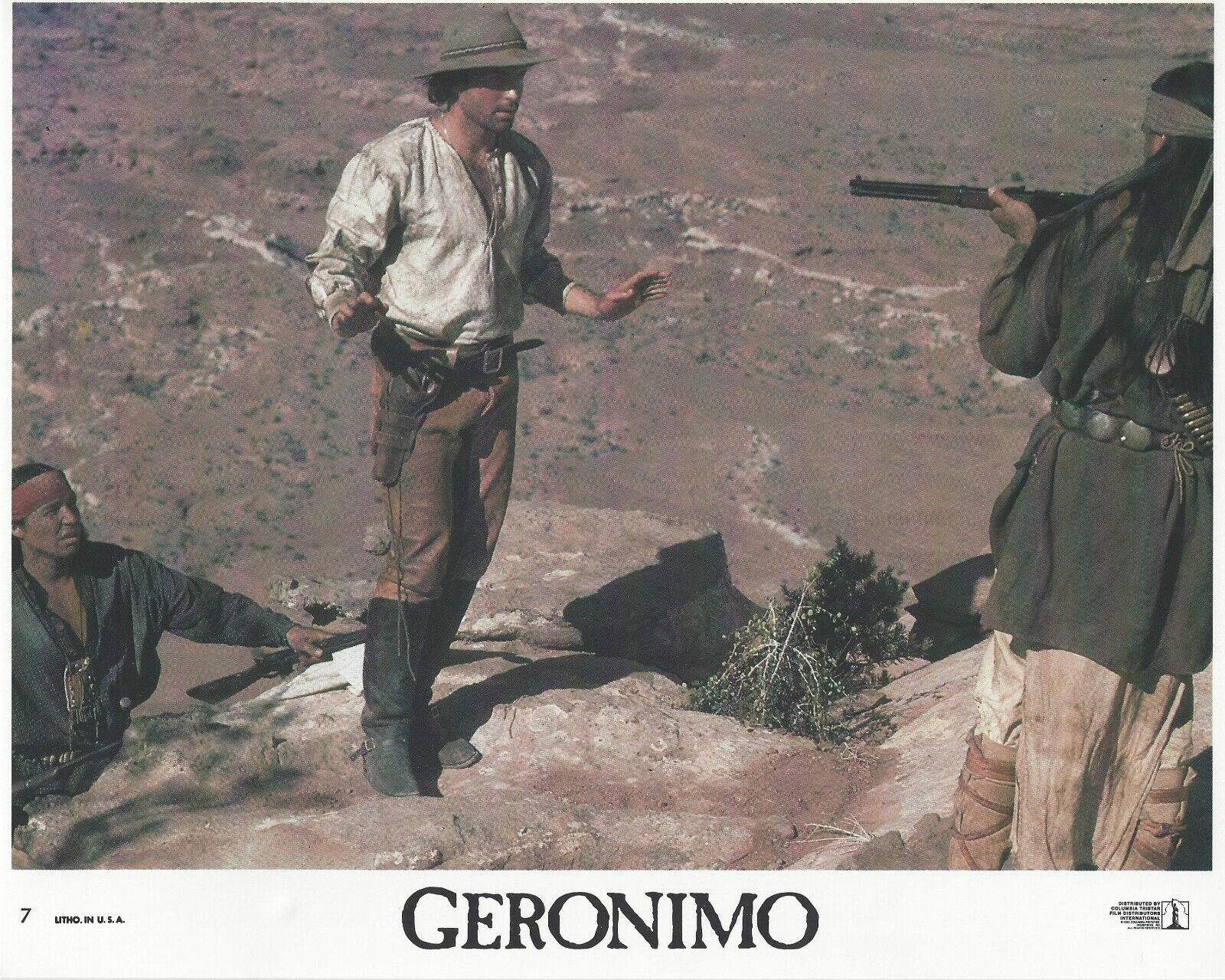 Geronimo Original 8x10 Lobby Card Poster Photo Poster painting 1993 #7 Patrick Hackman Duvall