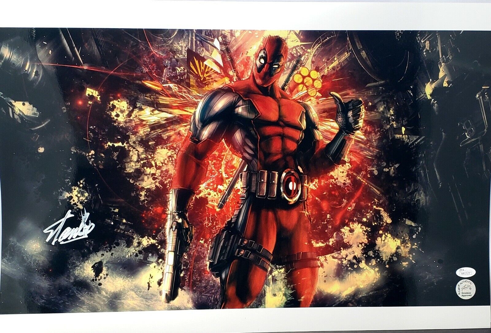 STAN LEE Signed Autographed Marvel DEADPOOL