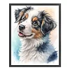 Australian Shepherd Dog-11CT Stamped Cross Stitch 40*50cm/15.75*19.69in