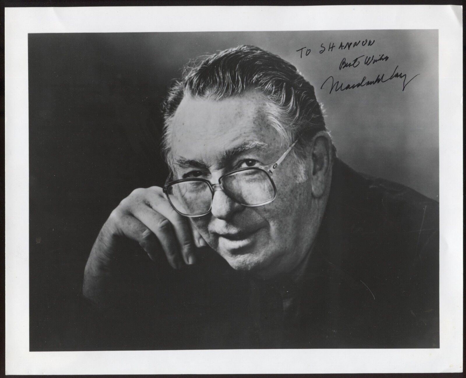 MacDonald Carey Signed 8x10 Inch Photo Poster painting Signature Autographed Vintage