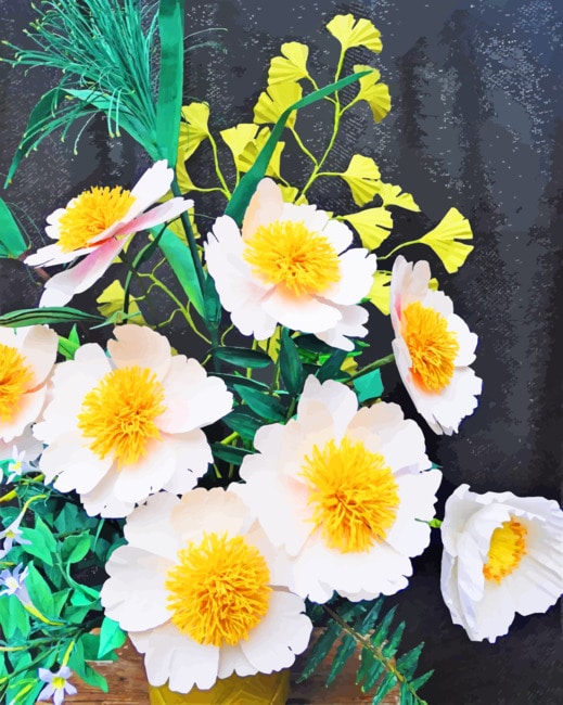 

Evergreen Roses – Paint By Numbers - 40*50CM, 501 Original