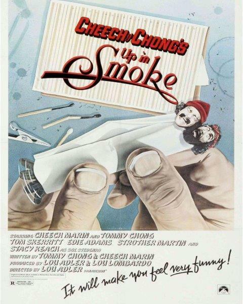 CHEECH & CHONG Up In Smoke Man Cave Glossy 8 x 10 Photo Poster painting Poster Weed Marijuana