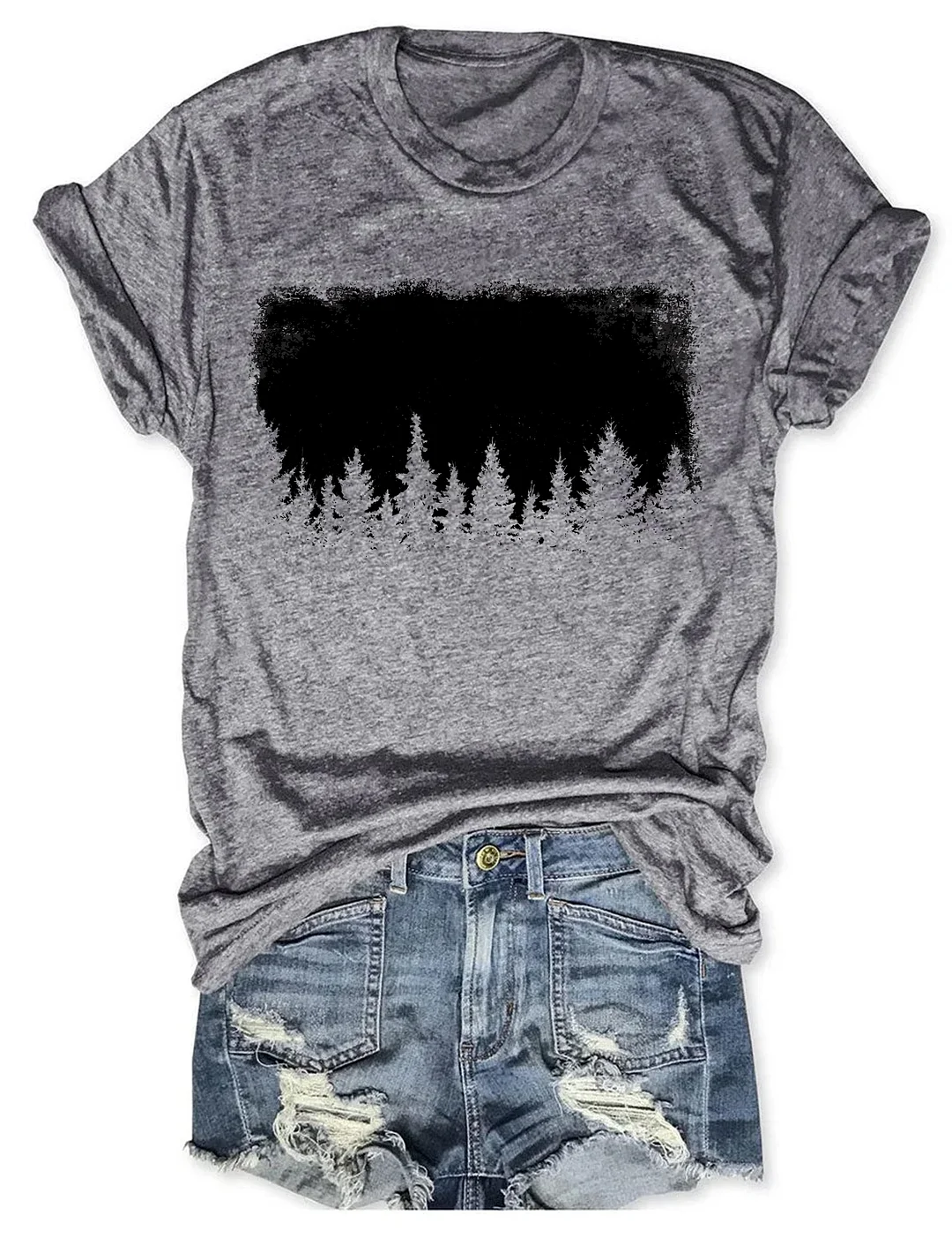 Pine Tree Silhouette T-Shirt