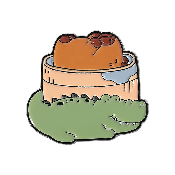 Foto del pin Friendly Crocodile Capybara