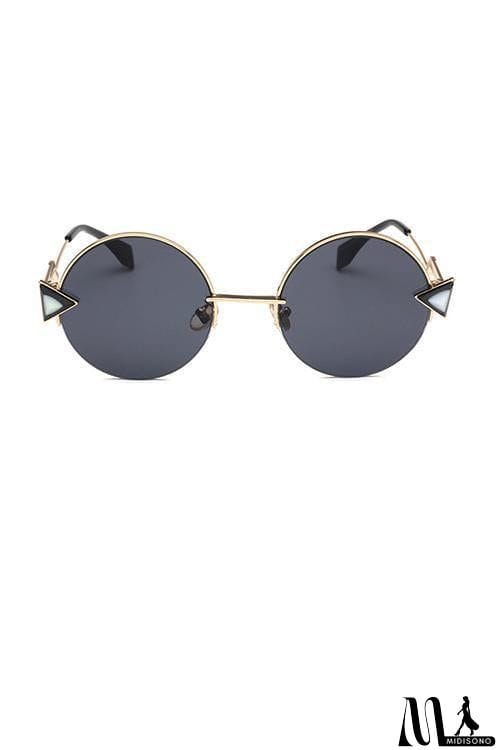 MidiSono - Oversized Round Sunglasses