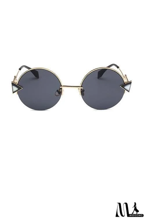 MidiSono - Oversized Round Sunglasses