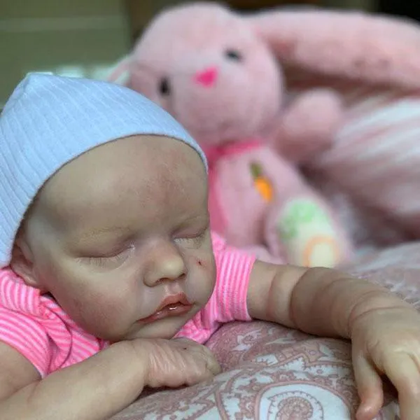 17" Little Beita Reborn Baby Doll | Asleep Silicone Real Baby | Reborn Shoppe  - Reborn Shoppe