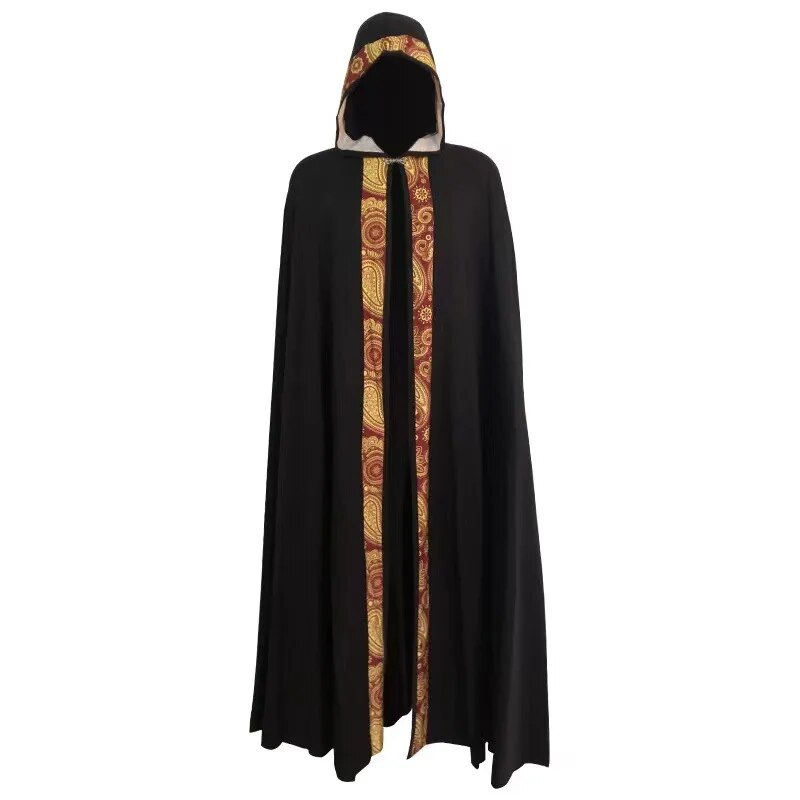 [Wetrose] In Stock Wizard Cloak Cosplay Costume Cape Vampire Witch Magician Church Clergy  Sacred Full Set Halloween
