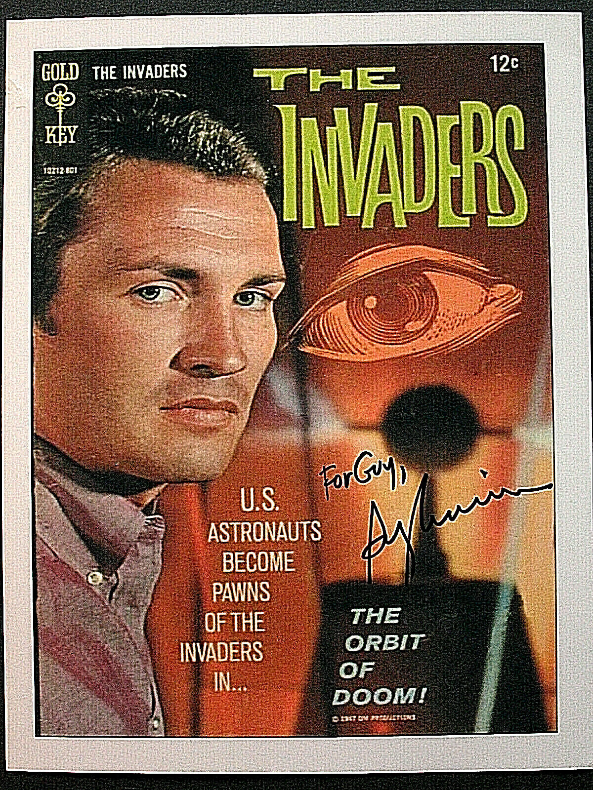 ROY THINNES (THE INVADERS) HAND SIGN AUTOGRAPH Photo Poster painting (CLASSIC SCI-FI TV SHOW)