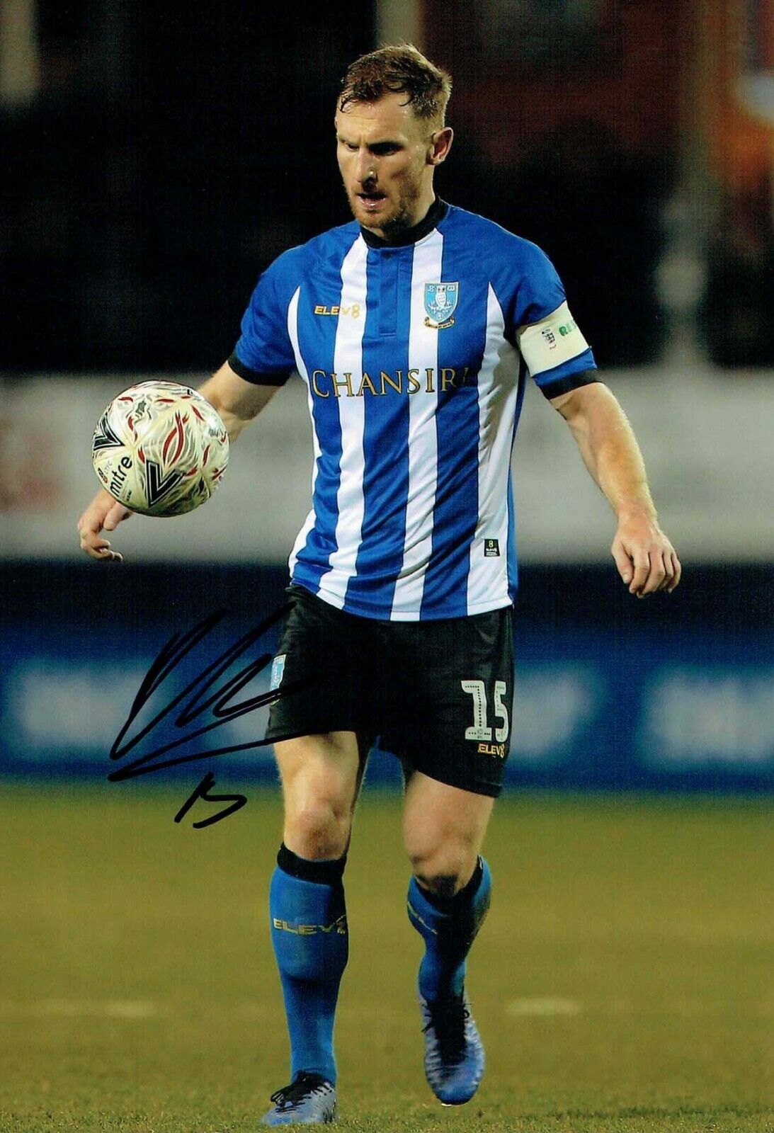 Tom LEES Sheffield Wednesday SWFC SIGNED 12x8 Photo Poster painting 2 AFTAL COA OWLS