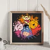 Silhouette Winnie The Pooh-11CT Stamped Cross Stitch 40*40cm