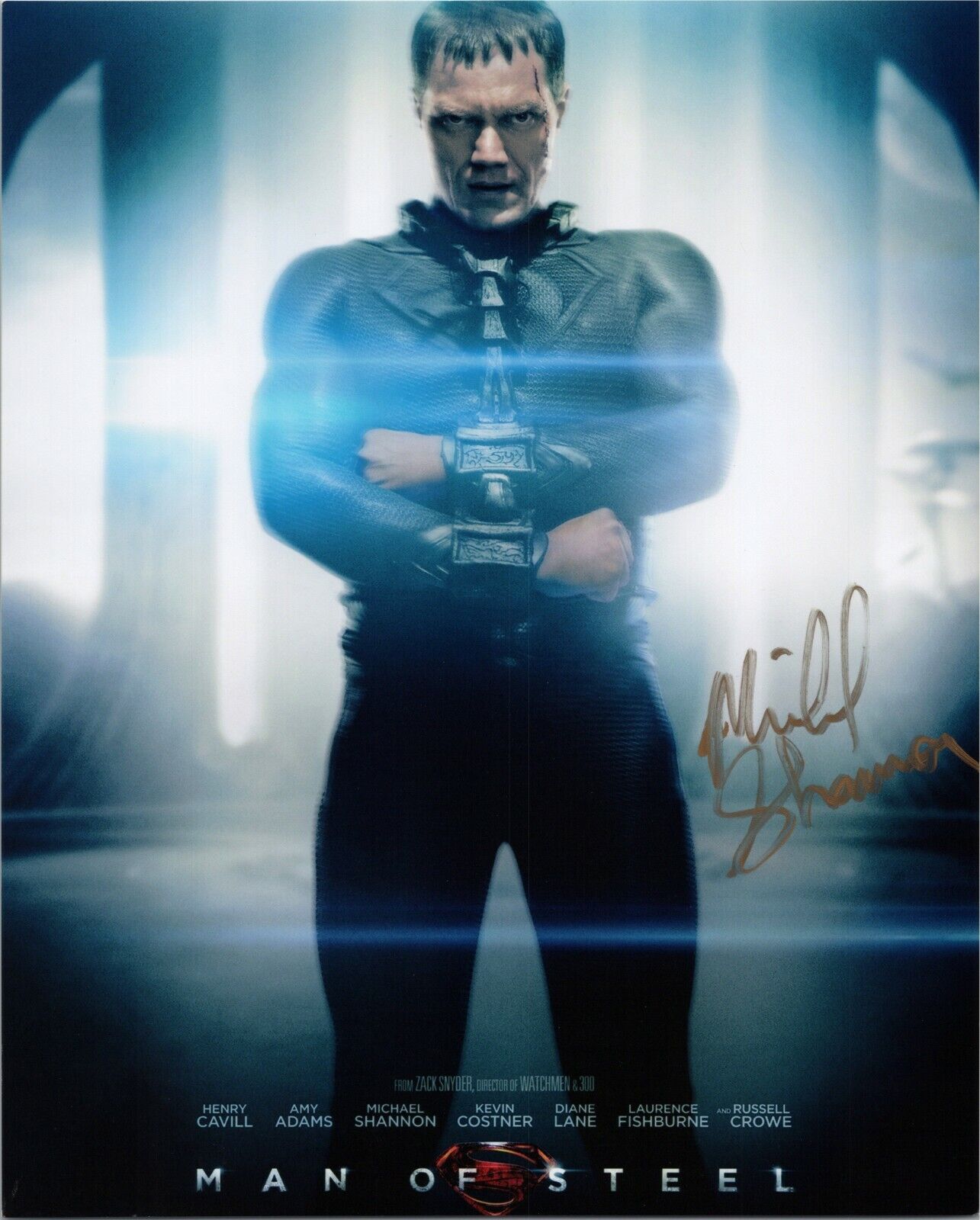 ~~ MICHAEL SHANNON Authentic Hand-Signed ZOD - MAN OF STEEL