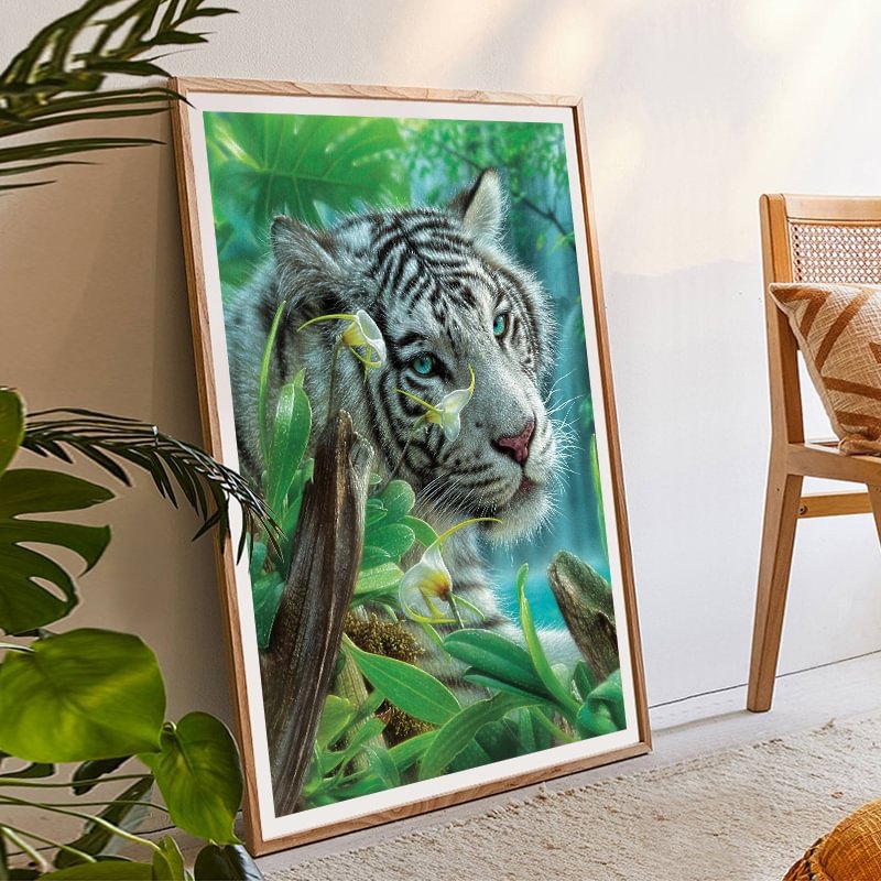 Full Round Diamond Painting Tiger