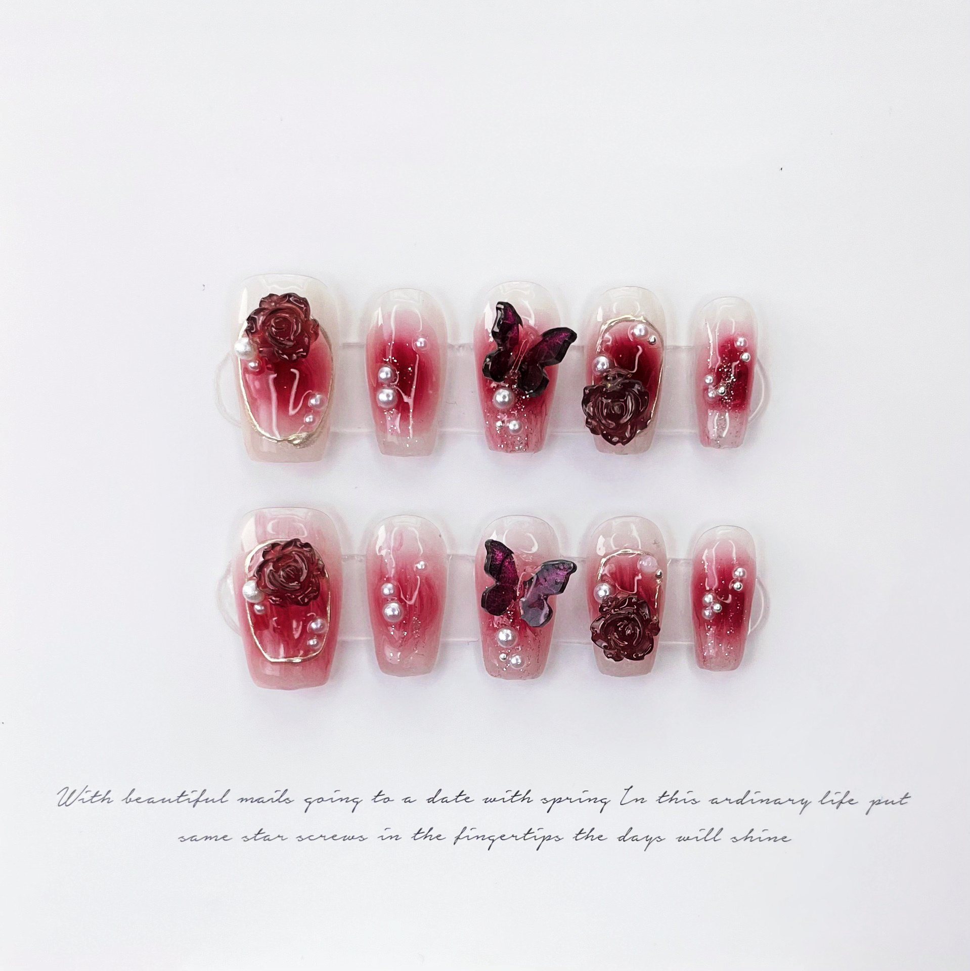 Desert Rose Nail Art