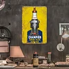 Champion Spark plug - Metal Tin Signs(8*12Inch/12*16Inch) - Garage