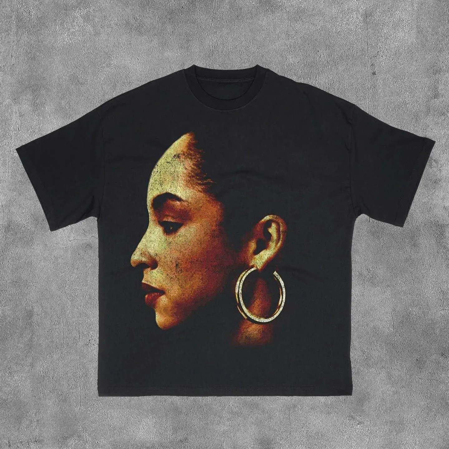 Personalized Basics Sade Adu Print Short Sleeve T-Shirt